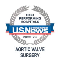 2022-23 US News Award: Aortic Valve Surgery  | Doylestown Health 