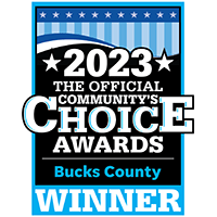 Best Cardiology Clinic/Hospital in the 2023 Official "Community’s Choice" awards for Bucks County Logo | Doylestown Health