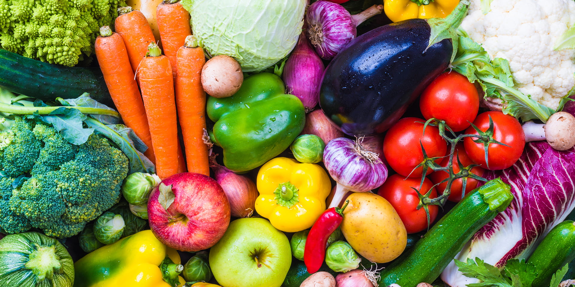 colorful array of vegetables