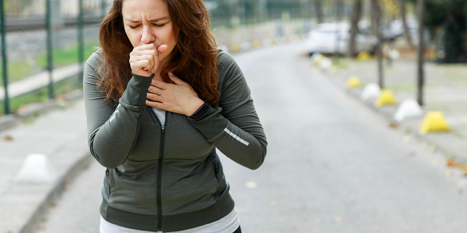 Woman experiencing caught while walking | Doylestown Health