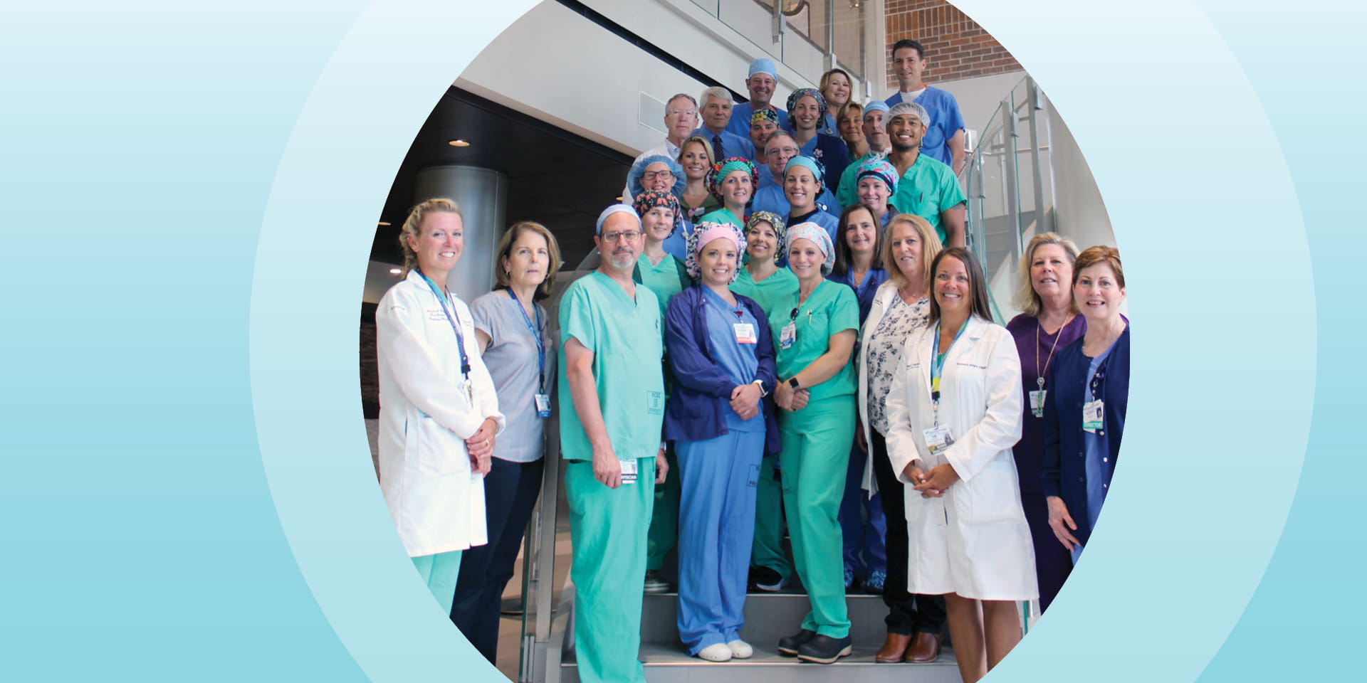 TAVR Certification Team Member Posing | Doylestown Health