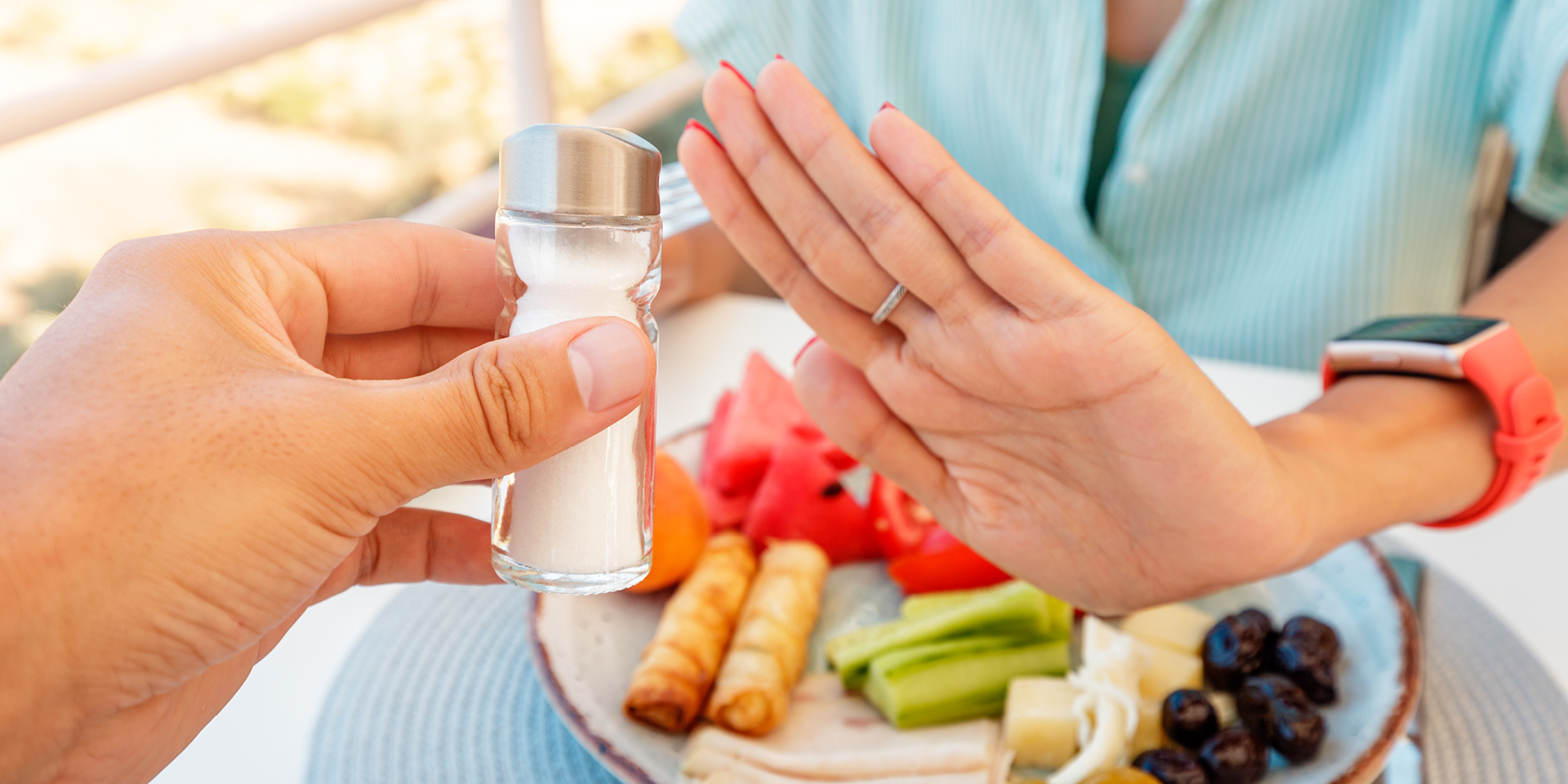 Woman in restaurant refuses the offered salt | Doylestown Health