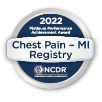 NCDR Chest Pain Platinum Award | Doylestown Health
