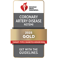 Coronary Artery Disease NSTEMI Receiving Type 2 Diabetes Honor Roll 2025 Gold | Penn Medicine Doylestown Health